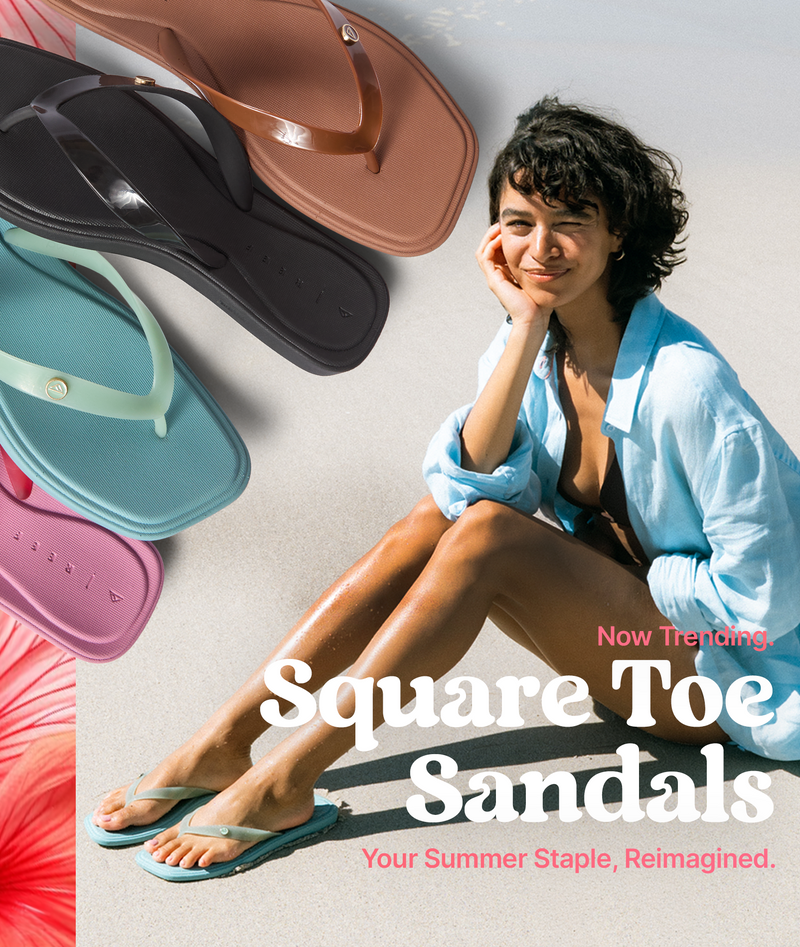 This Summer’s Biggest Trend - Square Toe Sandals