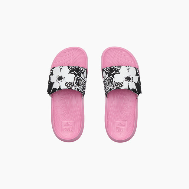 Kids Salty Slide - Black/Pink