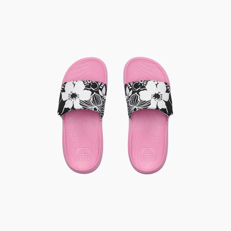 Kids Salty Slide - Black/Pink