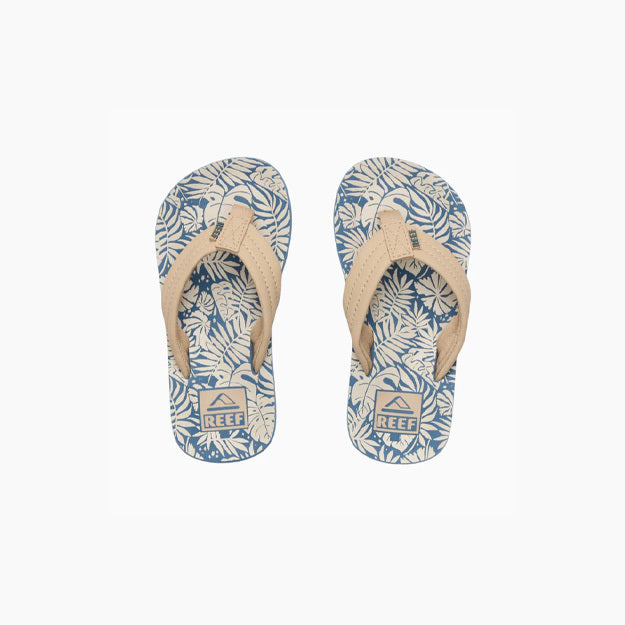 Kids Ahi - Blue/Tan Palm