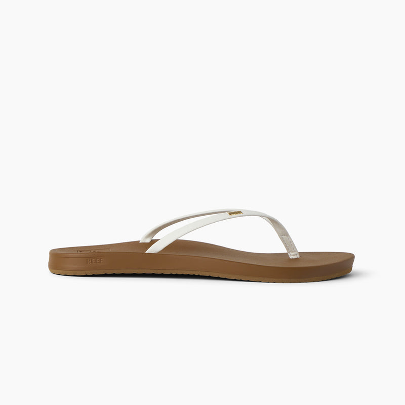 Cushion Slim - White/Tan