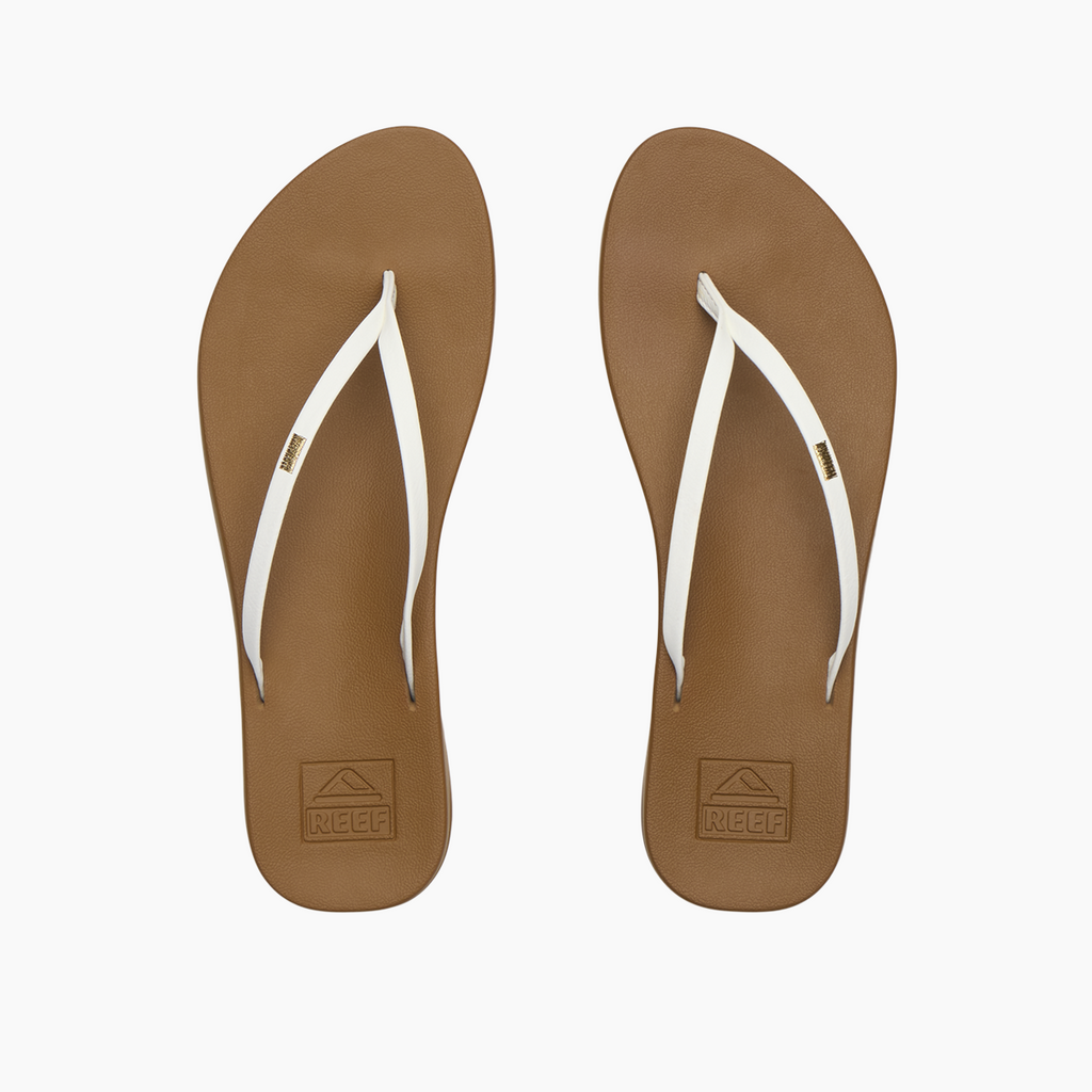 Cushion Slim White Tan
