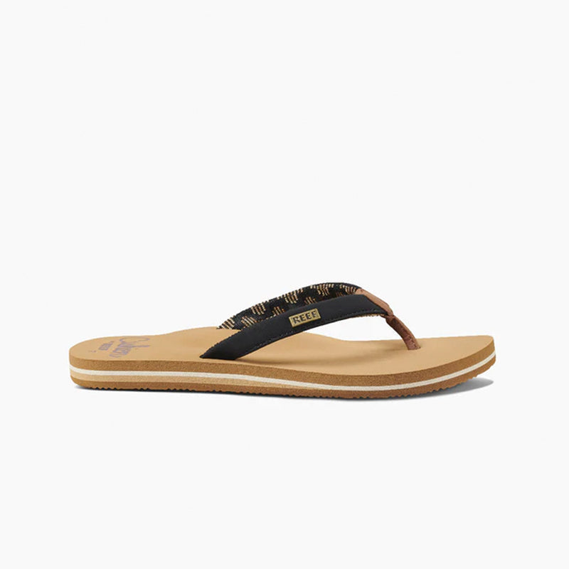 thumbnail image 2 of Reef Women's Sandy Flip Flop Sandals - Comfy Black Design, Size 6 2 of 11