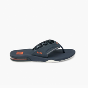 Fanning - Navy/Orange Tropic