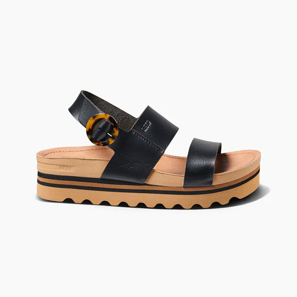 Vista Hi Buckle Black Tan