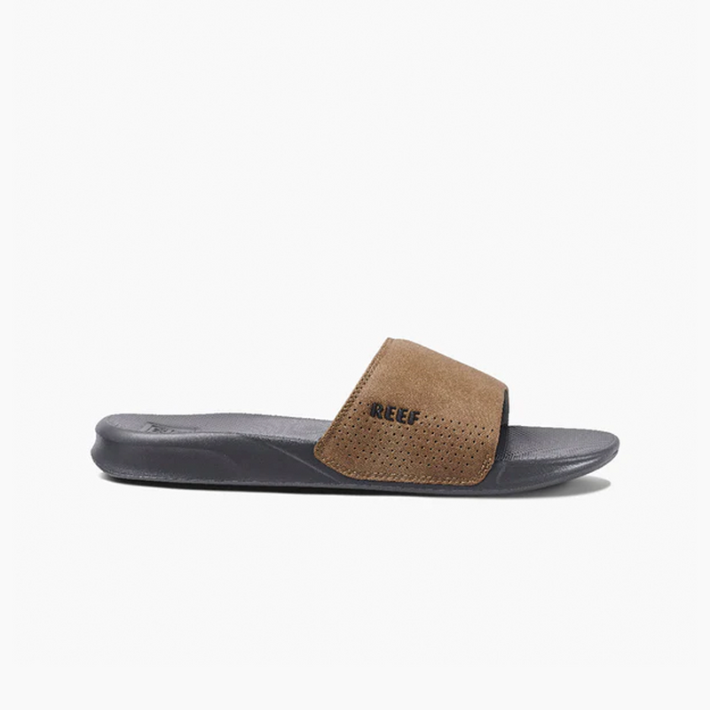 Reef One Slide - Grey/Tan