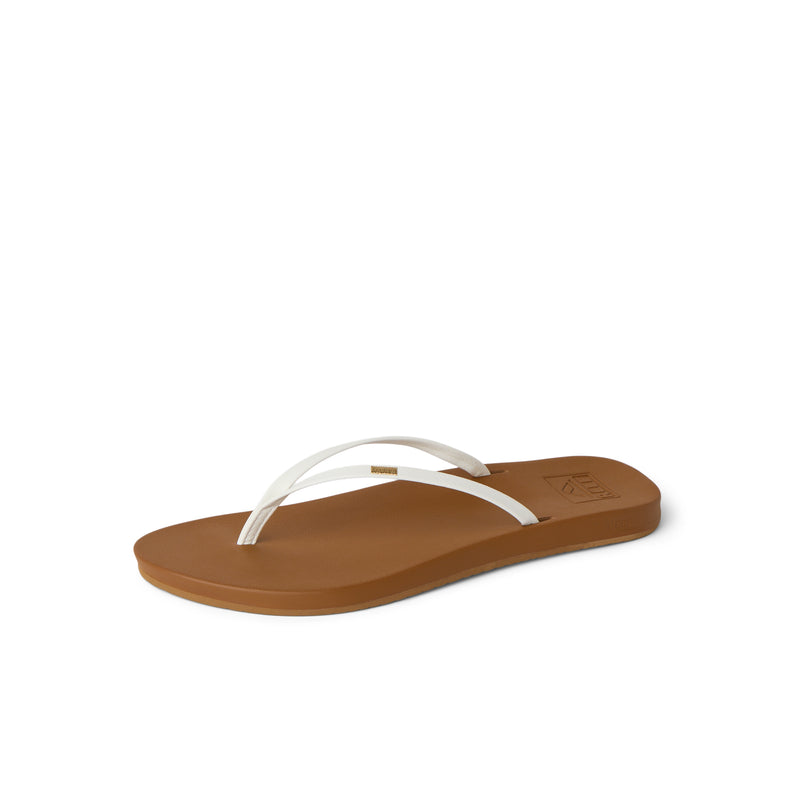 Cushion Slim - White/Tan