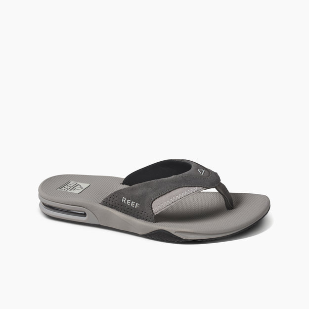 Fanning - Grey Suede