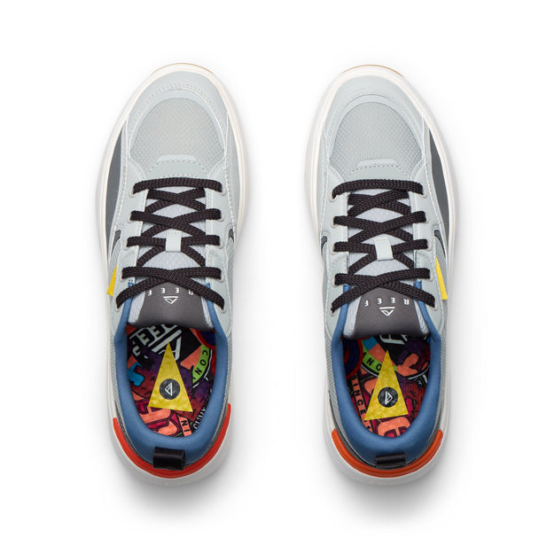 Fanning Shoe - Grey/Blue/Orange