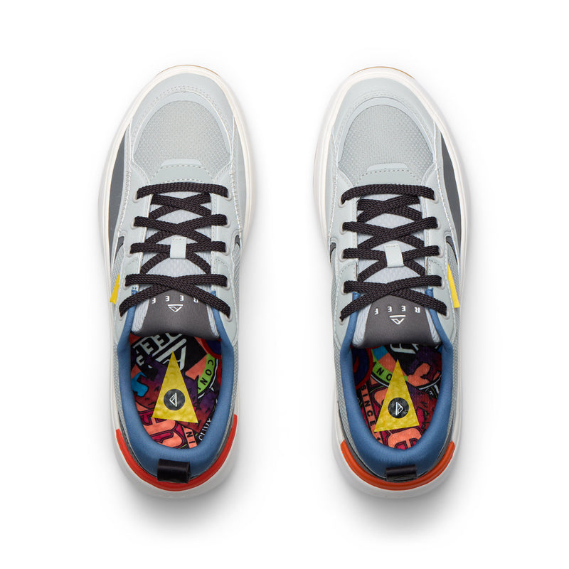 Fanning Shoe - Grey/Blue/Orange