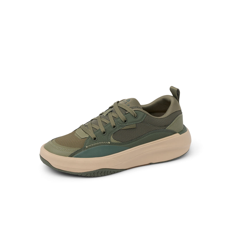 Fanning Shoe - Olive/Tan