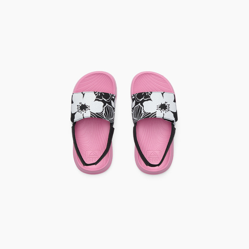 Little Salty Slide - Black/Pink