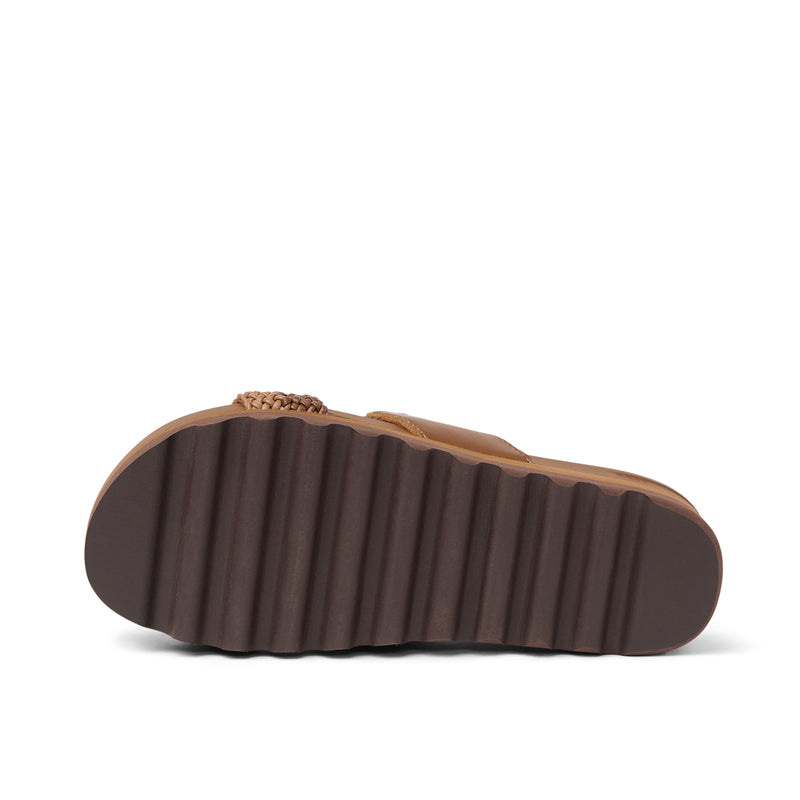 Cushion Vista Hi - Chocolate/Tan Braid