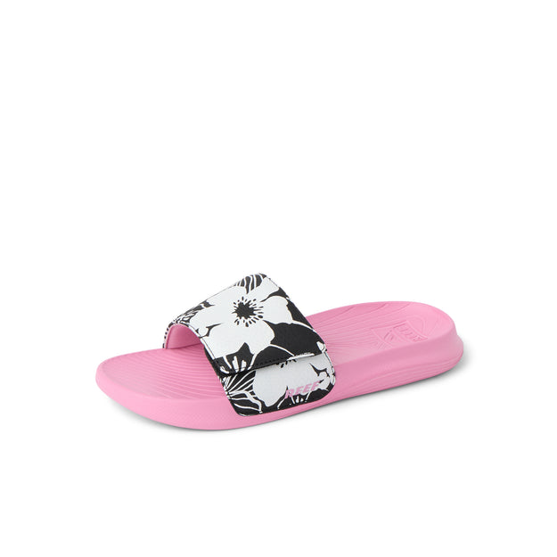 Kids Salty Slide - Black/Pink