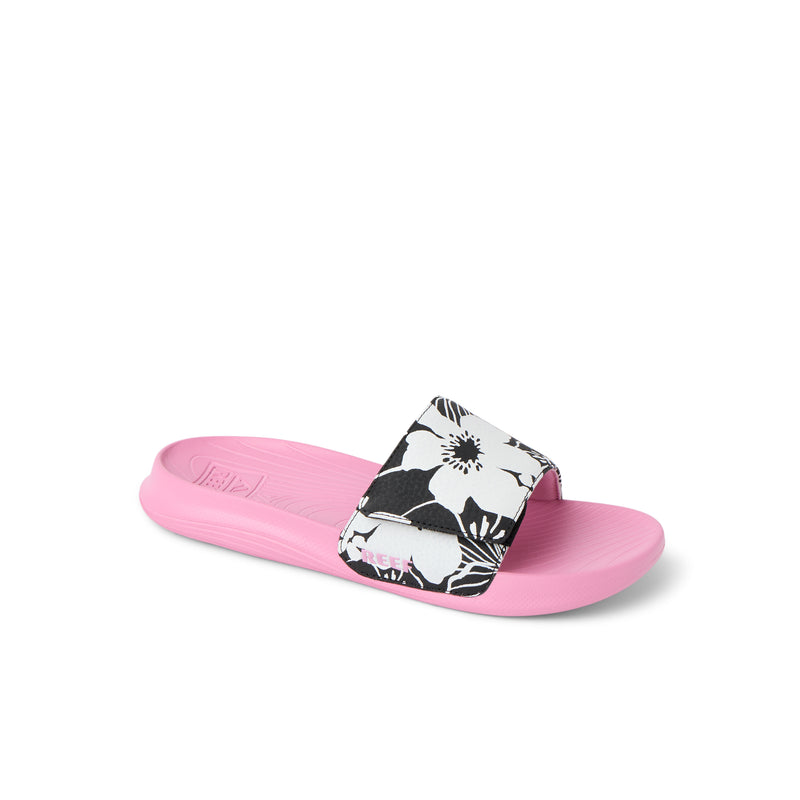 Kids Salty Slide - Black/Pink