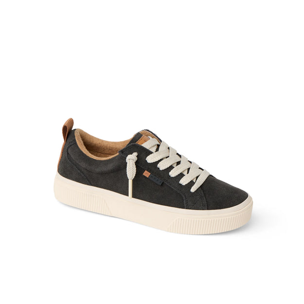 Lay Day Dawn - Charcoal Suede