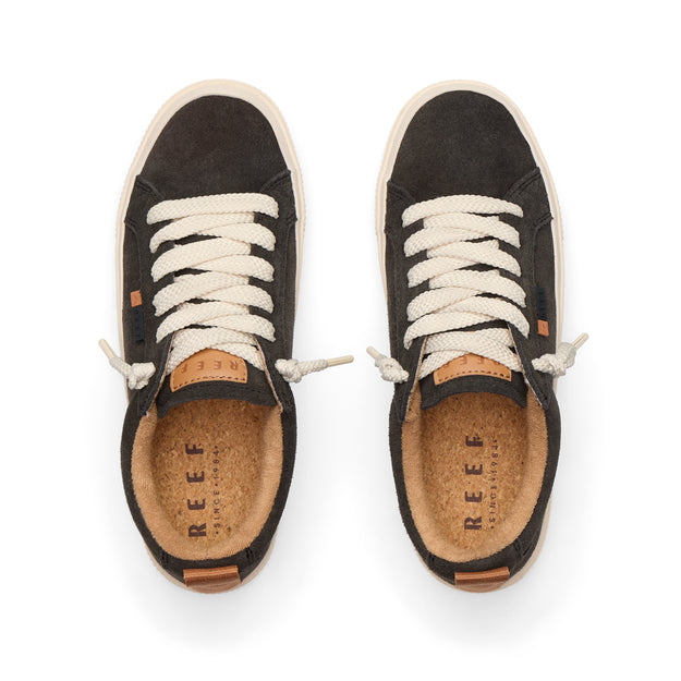 Lay Day Dawn - Charcoal Suede