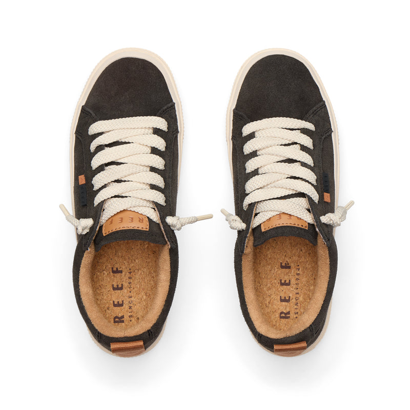 Lay Day Dawn - Charcoal Suede