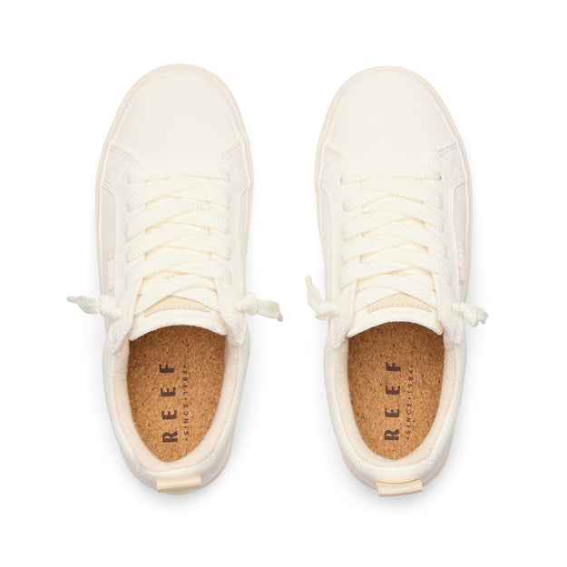 Lay Day Dawn - White Suede