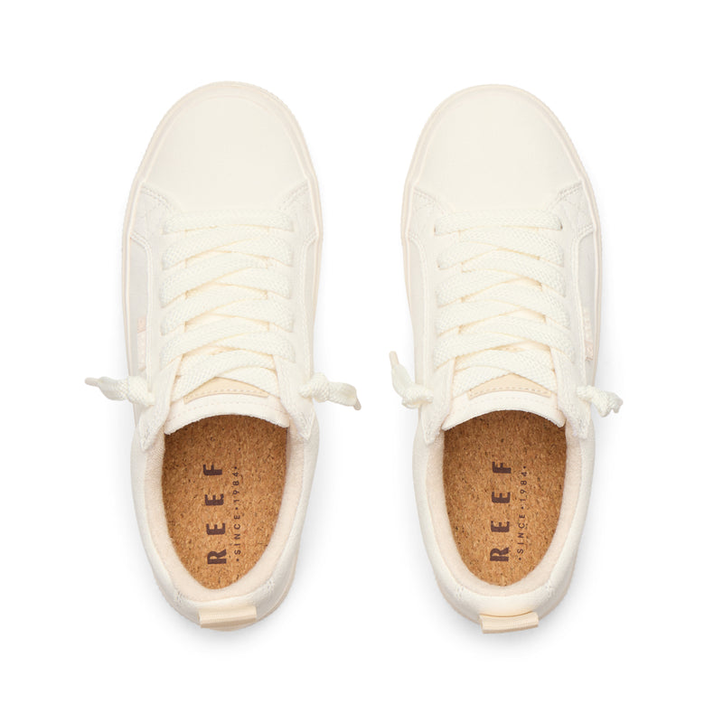 Lay Day Dawn - White Suede