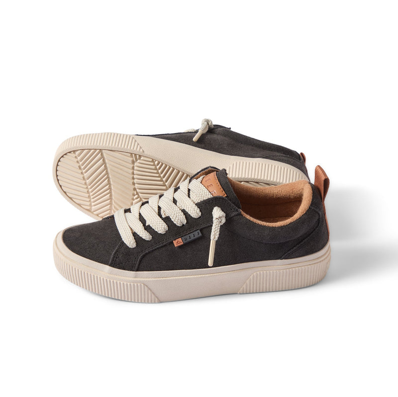 Lay Day Dawn - Charcoal Suede