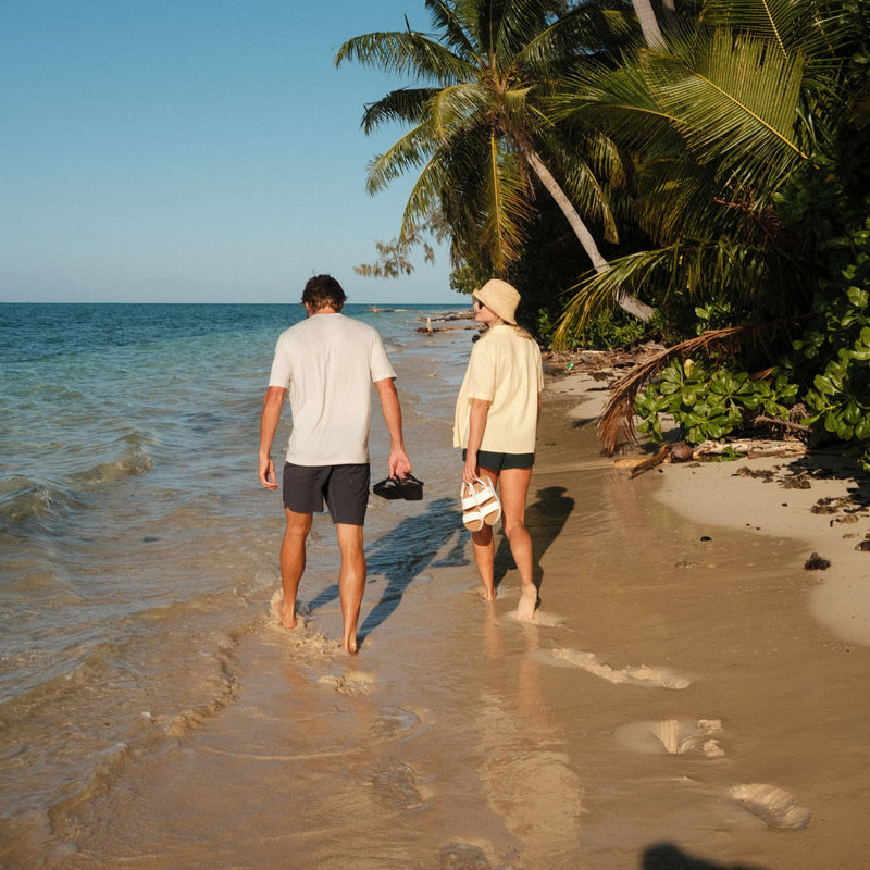 Reef Water Vista - White/Tan