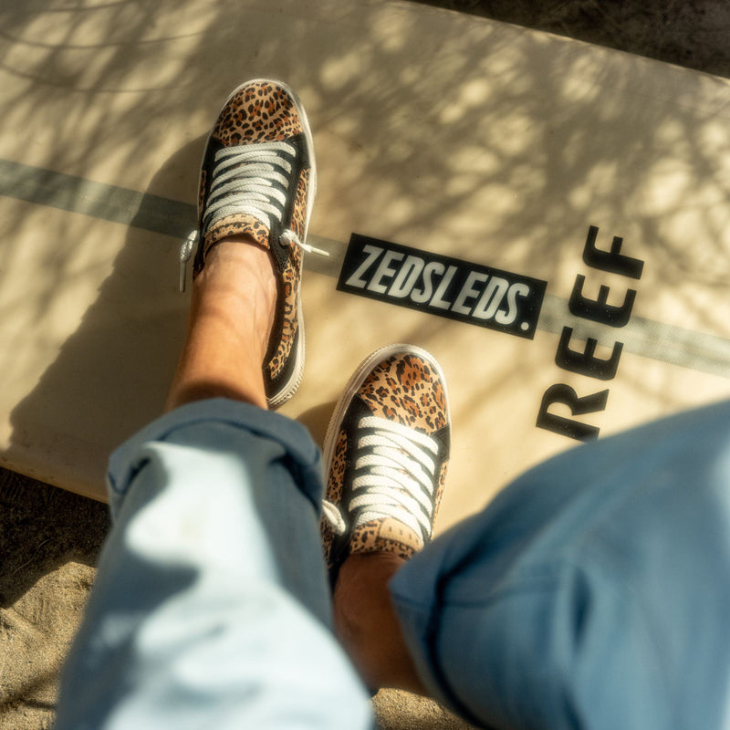 Lay Day Dawn - Leopard Suede