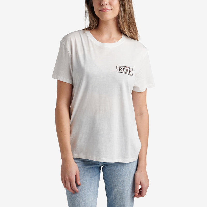 Shacktime Relaxed Crew Tee - Marshmallow