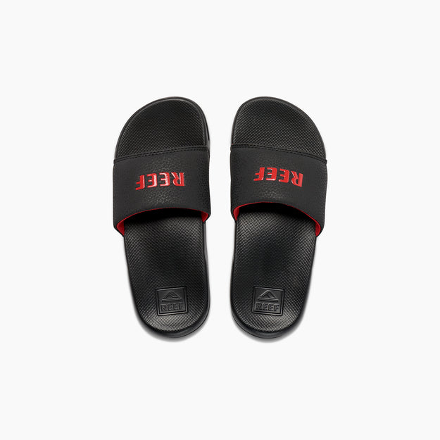 Kids One Slide - Reef Black/Red