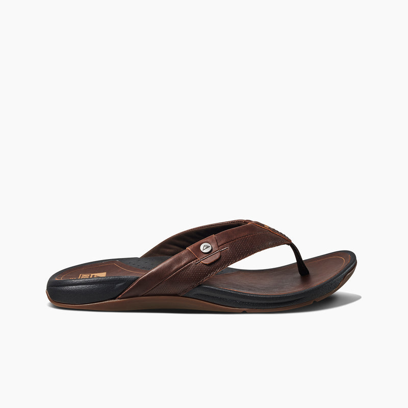 Reef Pacific Leather - Dark Brown