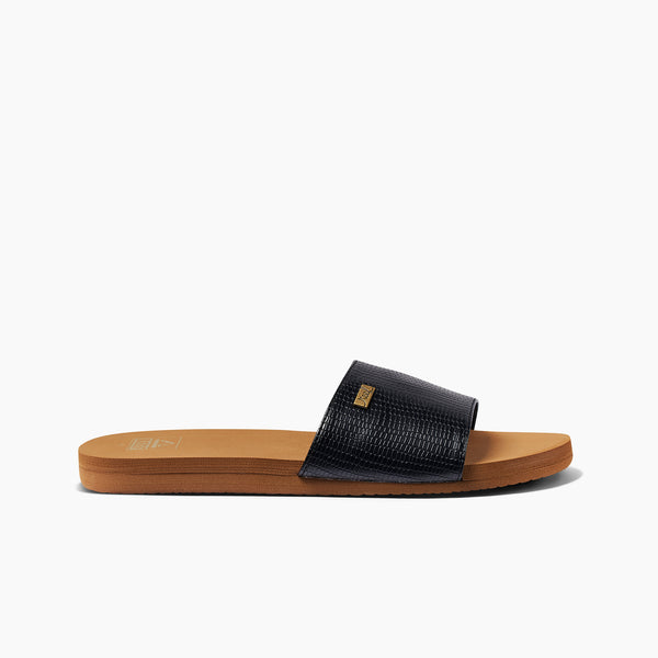 Bliss Nights Slide - Black/Tan